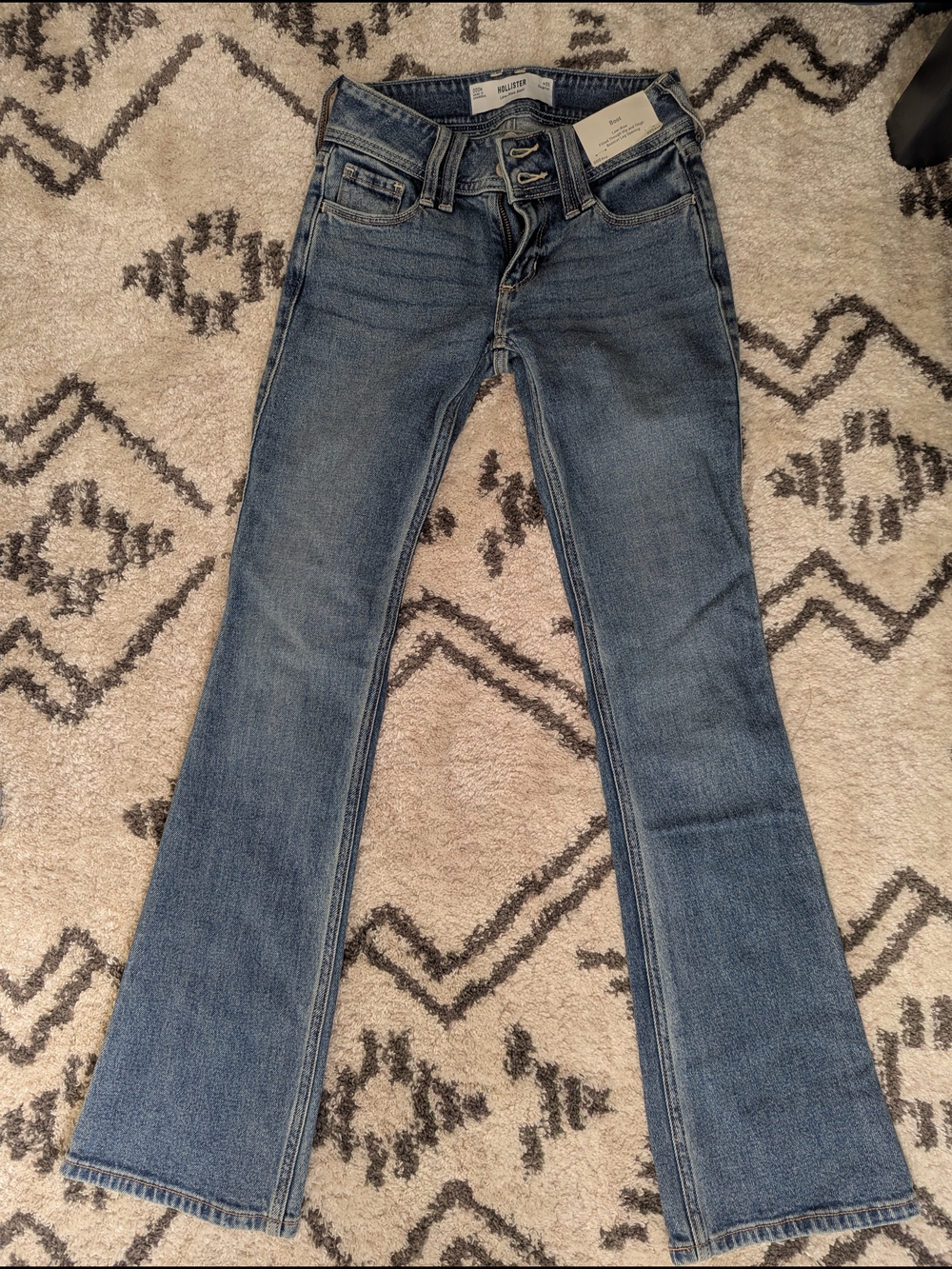 Hollister Mid-Blue Flared Jeans